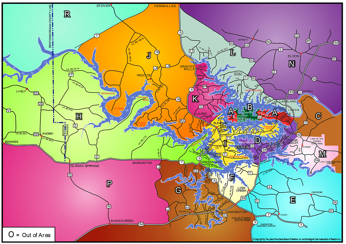 lake map